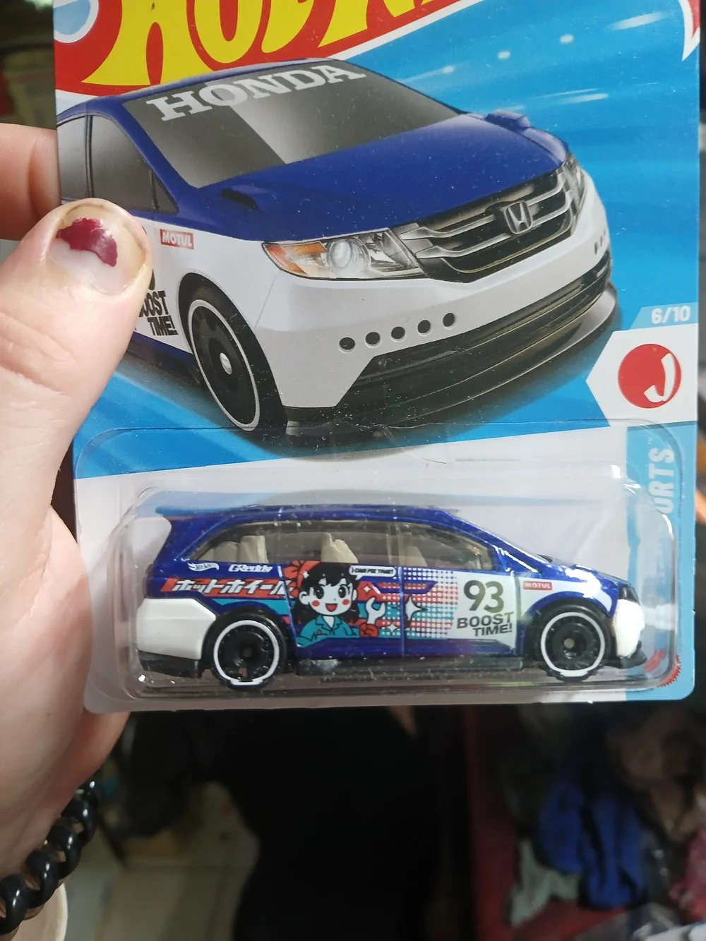 the Hot Wheels Honda Odyssey from the HW J-Imports series (number 6/10, 149/250